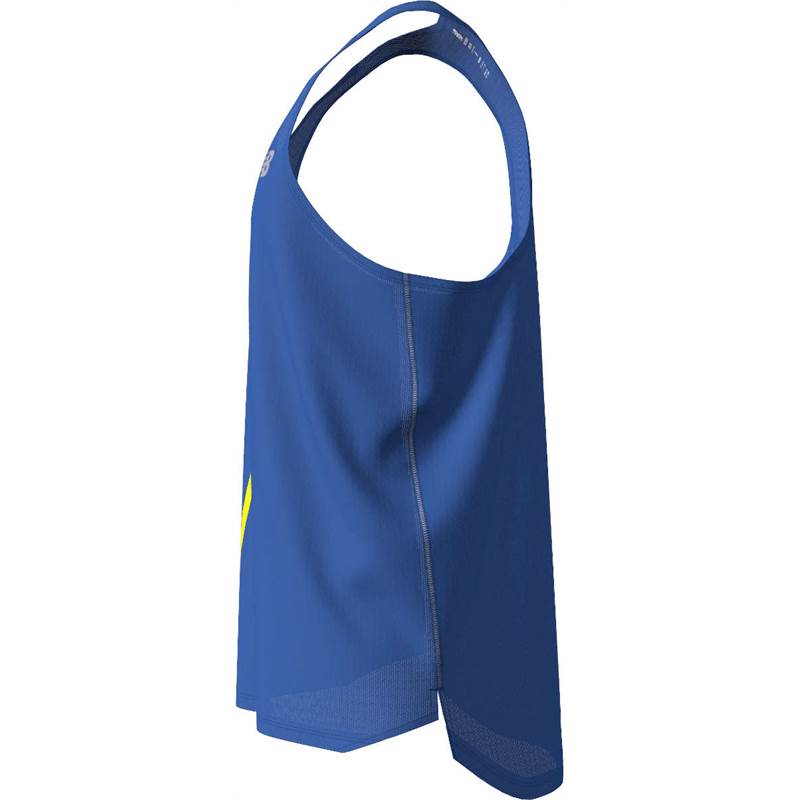 New Balance Mens Graphic Impact Run Singlet-5
